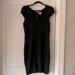 Milly black bodycon bandage knit dress